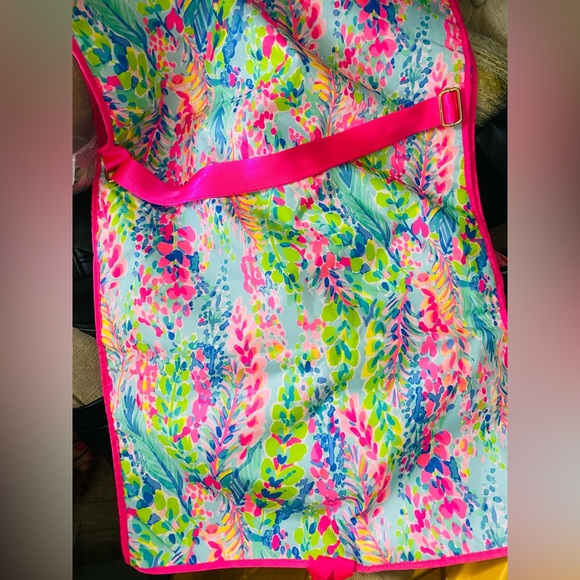 Lilly Pulitzer garment travel bag suitcase catch the wave nwot - Picture 6 of 7